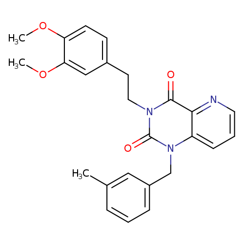 3-[2-(3,4-dimethoxyphenyl)ethyl]-1-[(3-methylphenyl)methyl]-1H,2H,3H,4H-pyrido[3,2-d]pyrimidine-2,4-dione