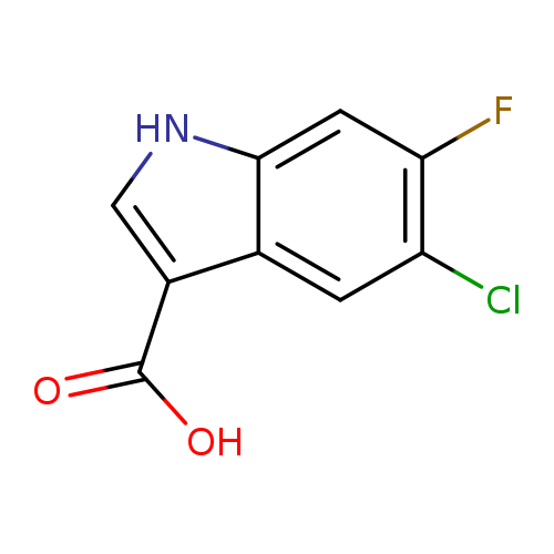 5-chloro-6-fluoro-1H-indole-3-carboxylic acid