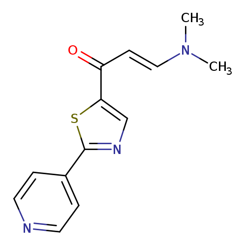 (2E)-3-(dimethylamino)-1-[2-(pyridin-4-yl)-1,3-thiazol-5-yl]prop-2-en-1-one