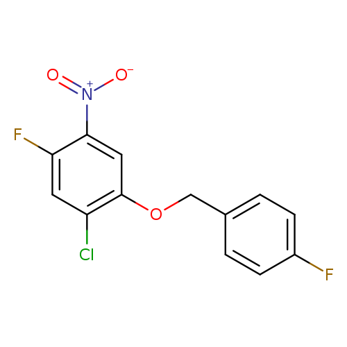 1-Chloro-5-fluoro-2-((4-fluorobenzyl)oxy)-4-nitrobenzene