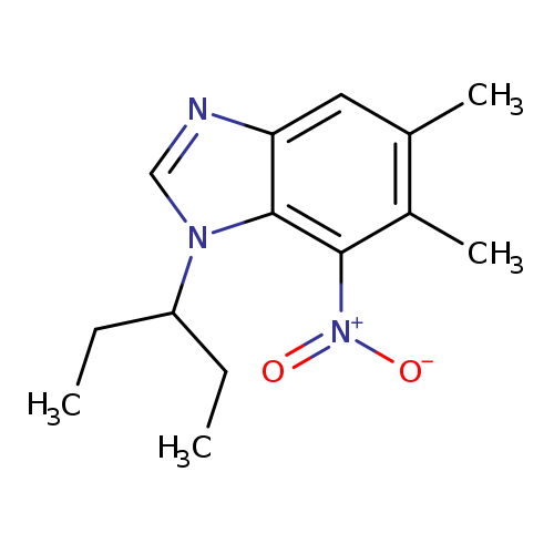 1-(1-Ethylpropyl)-5,6-dimethyl-7-nitro-1H-benzimidazole