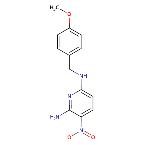 N2-[(4-methoxyphenyl)methyl]-5-nitropyridine-2,6-diamine