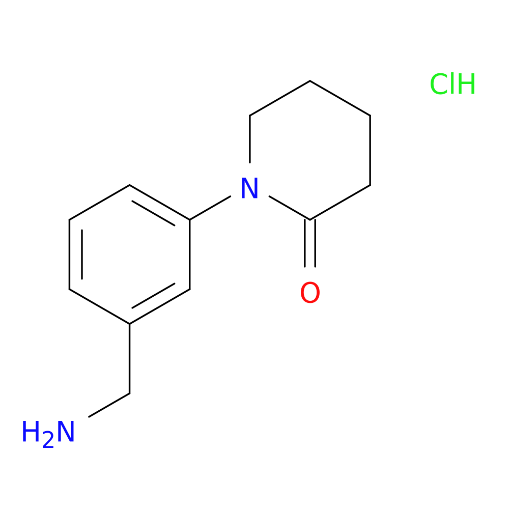 1-[3-(Aminomethyl)phenyl]piperidin-2-one hydrochloride