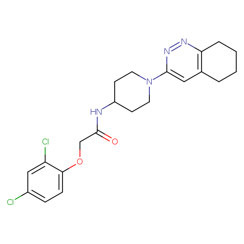 2-(2,4-dichlorophenoxy)-N-[1-(5,6,7,8-tetrahydrocinnolin-3-yl)piperidin-4-yl]acetamide