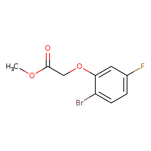 2-Bromo-5-fluorophenoxyacetic acid methyl ester