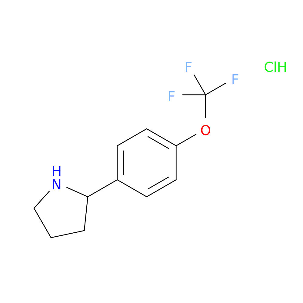 2-(4-(Trifluoromethoxy)phenyl)pyrrolidine hydrochloride