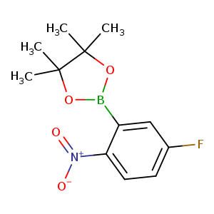 2-(5-Fluoro-2-nitrophenyl)-4,4,5,5-tetramethyl-1,3,2-dioxaborolane