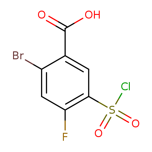 2-Bromo-5-(chlorosulfonyl)-4-fluorobenzoic acid