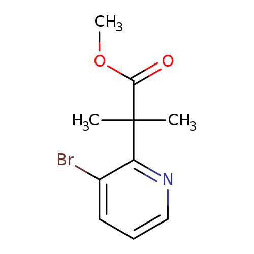 methyl2-(3-bromopyridin-2-yl)-2-methylpropanoate
