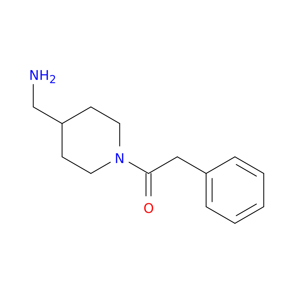 1-[4-(aminomethyl)piperidin-1-yl]-2-phenylethan-1-one