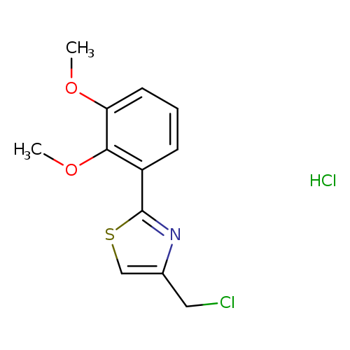 4-(Chloromethyl)-2-(2,3-dimethoxyphenyl)thiazole hydrochloride