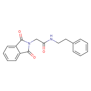 2H-Isoindole-2-acetamide, 1,3-dihydro-1,3-dioxo-N-(2-phenylethyl)-