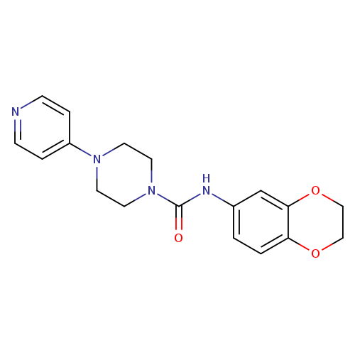 N-(2,3-dihydro-1,4-benzodioxin-6-yl)-4-(pyridin-4-yl)piperazine-1-carboxamide