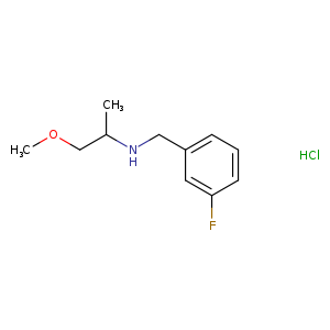 N-(3-fluorobenzyl)-1-methoxy-2-propanamine hydrochloride