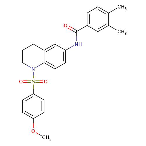 N-[1-(4-methoxybenzenesulfonyl)-1,2,3,4-tetrahydroquinolin-6-yl]-3,4-dimethylbenzamide