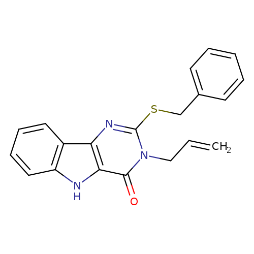 2-(benzylsulfanyl)-3-(prop-2-en-1-yl)-3H,4H,5H-pyrimido[5,4-b]indol-4-one