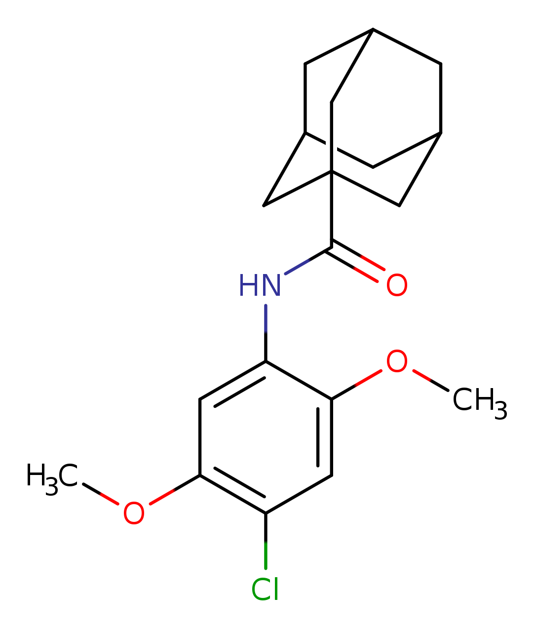 N-(4-chloro-2,5-dimethoxyphenyl)-1-adamantanecarboxamide