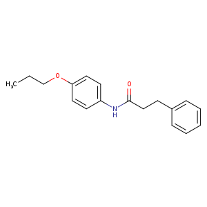 3-phenyl-N-(4-propoxyphenyl)propanamide