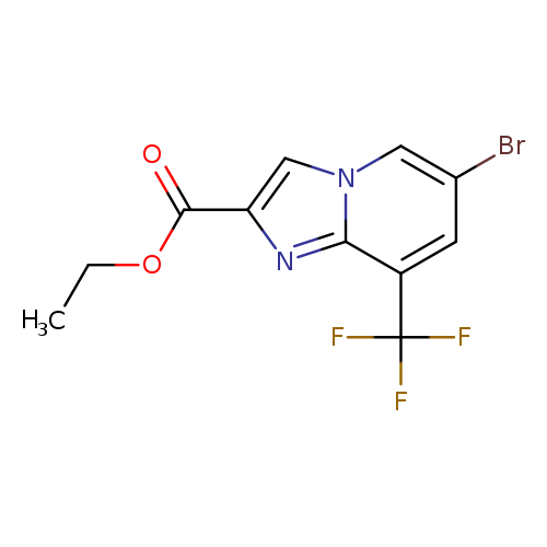ETHYL 6-BROMO-8-(TRIFLUOROMETHYL)IMIDAZO[1,2-A]PYRIDINE-2-CARBOXYLATE