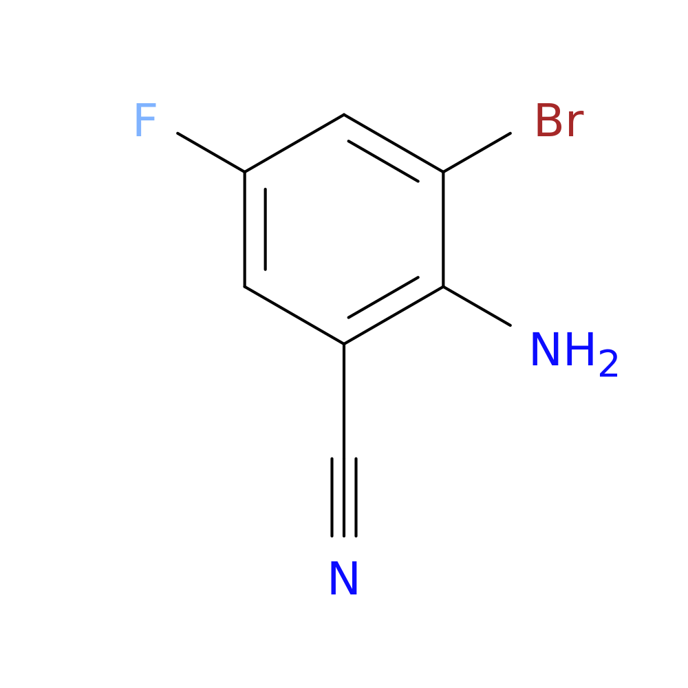 2-Amino-3-bromo-5-fluorobenzonitrile