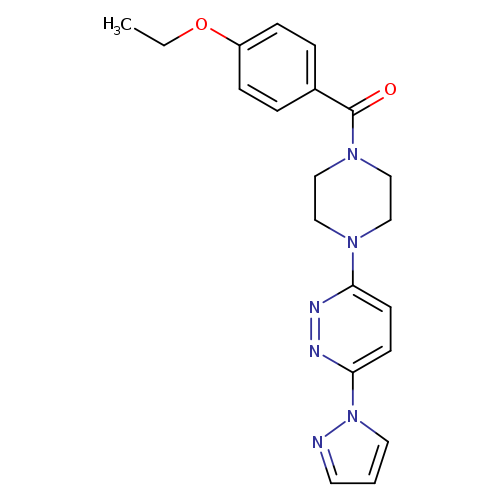 3-[4-(4-ethoxybenzoyl)piperazin-1-yl]-6-(1H-pyrazol-1-yl)pyridazine