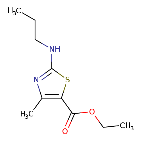 ethyl 4-methyl-2-(propylamino)-1,3-thiazole-5-carboxylate