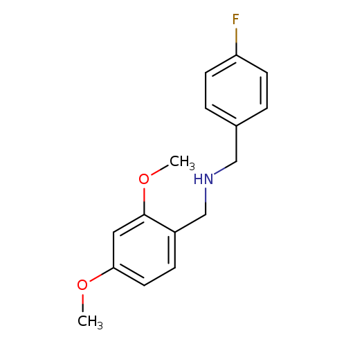 (2,4-Dimethoxybenzyl)(4-fluorobenzyl)amine hydrochloride