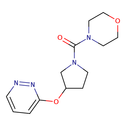 4-[3-(pyridazin-3-yloxy)pyrrolidine-1-carbonyl]morpholine