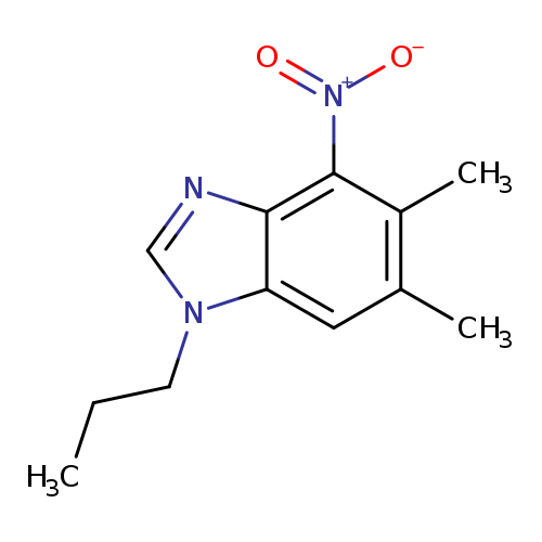 5,6-dimethyl-4-nitro-1-propyl-1H-1,3-benzodiazole