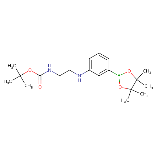 tert-butyl 2-(3-(4,4,5,5-tetramethyl-1,3,2-dioxaborolan-2-yl)phenylamino)ethylcarbamate