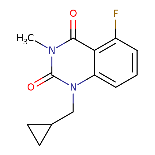 1-(cyclopropylmethyl)-5-fluoro-3-methyl-1,2,3,4-tetrahydroquinazoline-2,4-dione