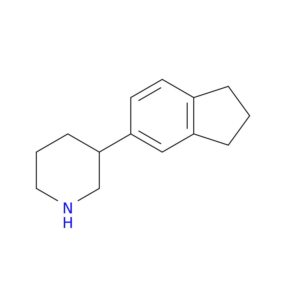 3-(2,3-dihydro-1H-inden-5-yl)piperidine