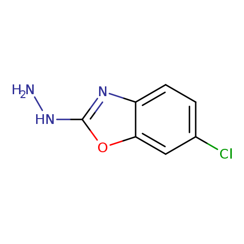 Benzoxazole, 6-​chloro-​2-​hydrazinyl-