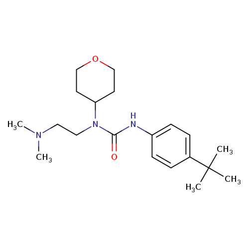 3-(4-tert-butylphenyl)-1-[2-(dimethylamino)ethyl]-1-(oxan-4-yl)urea