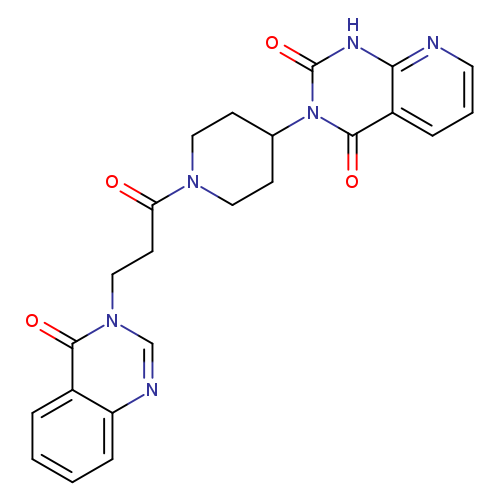 3-{1-[3-(4-oxo-3,4-dihydroquinazolin-3-yl)propanoyl]piperidin-4-yl}-1H,2H,3H,4H-pyrido[2,3-d]pyrimidine-2,4-dione