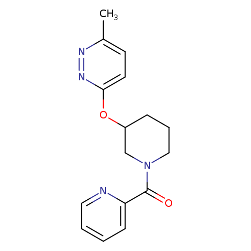 3-methyl-6-{[1-(pyridine-2-carbonyl)piperidin-3-yl]oxy}pyridazine