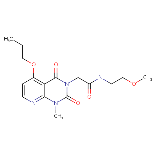 N-(2-methoxyethyl)-2-{1-methyl-2,4-dioxo-5-propoxy-1H,2H,3H,4H-pyrido[2,3-d]pyrimidin-3-yl}acetamide