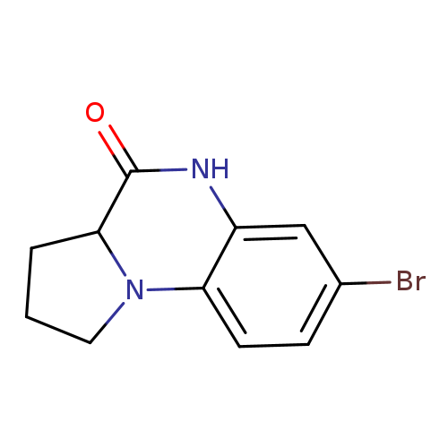 7-bromo-1H,2H,3H,3aH,4H,5H-pyrrolo[1,2-a]quinoxalin-4-one
