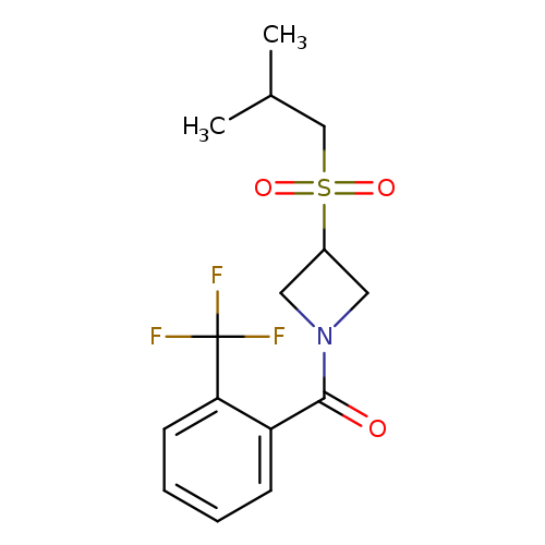 3-(2-methylpropanesulfonyl)-1-[2-(trifluoromethyl)benzoyl]azetidine
