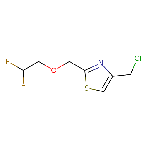 4-(chloromethyl)-2-((2,2-difluoroethoxy)methyl)thiazole