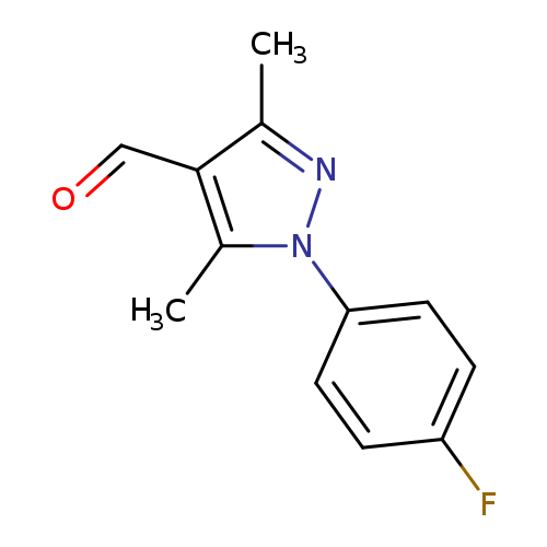 1-(4-Fluorophenyl)-3,5-dimethyl-1h-pyrazole-4-carbaldehyde