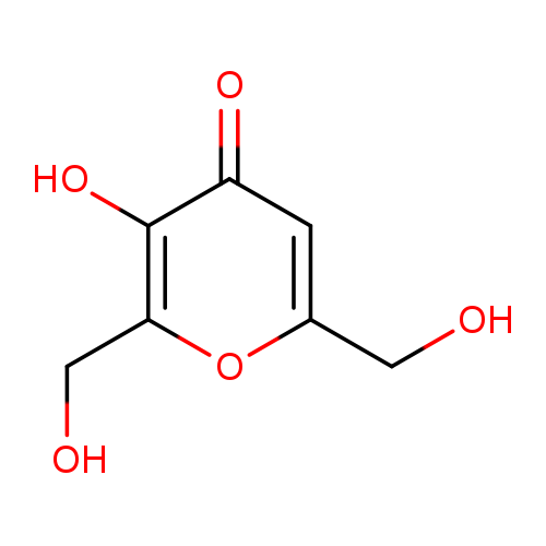 4H-Pyran-4-one, 3-hydroxy-2,6-bis(hydroxymethyl)-