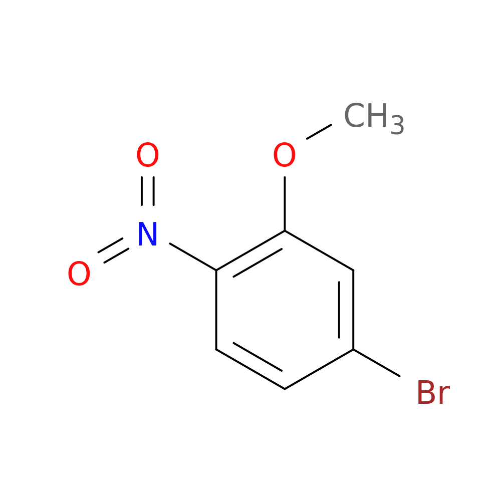 Benzene, 4-bromo-2-methoxy-1-nitro-