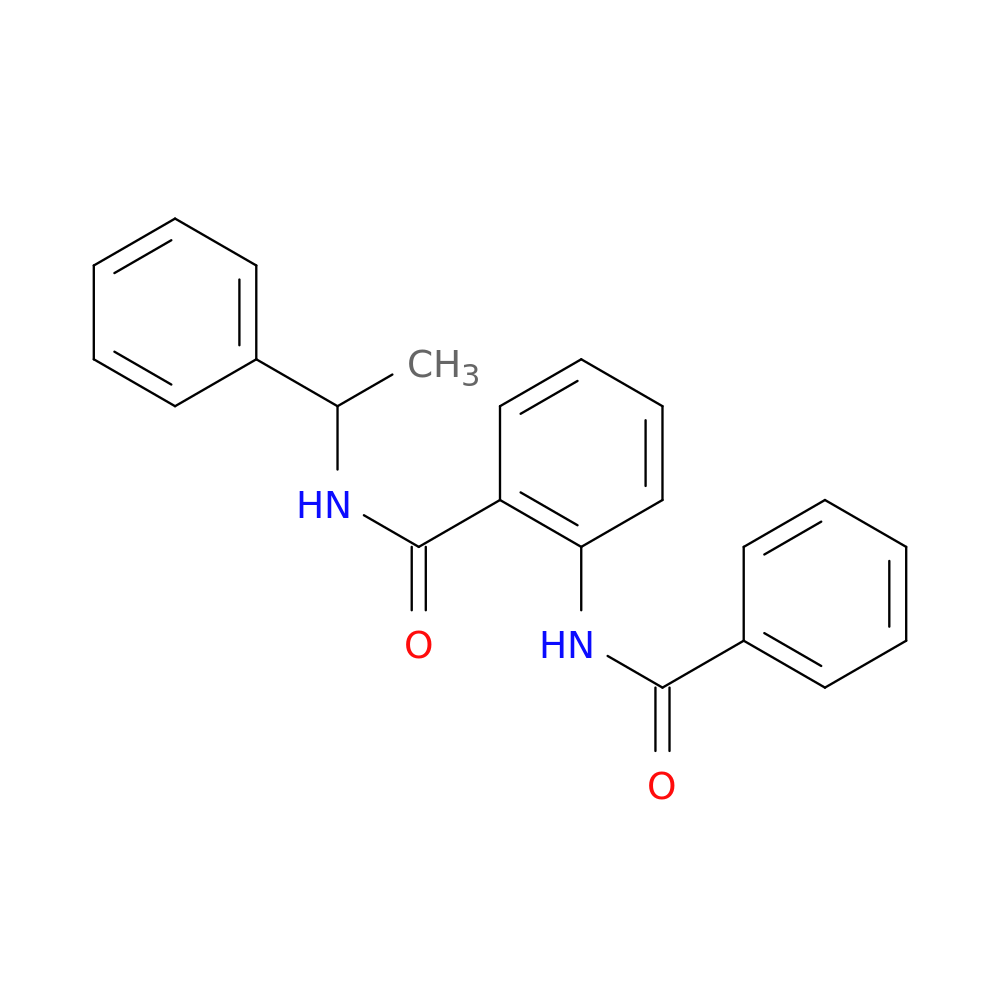 2-(benzoylamino)-N-(1-phenylethyl)benzamide