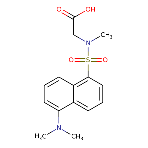 N-[[5-(Dimethylamino)-1-naphthalenyl]sulfonyl]-N-methylglycine