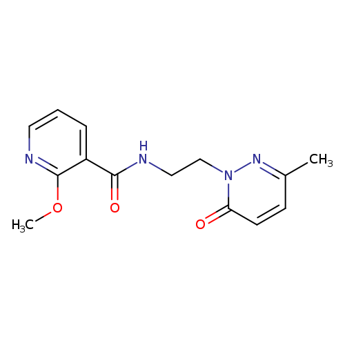 2-methoxy-N-[2-(3-methyl-6-oxo-1,6-dihydropyridazin-1-yl)ethyl]pyridine-3-carboxamide