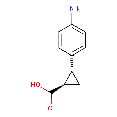 rac-(1R,2R)-2-(4-aminophenyl)cyclopropane-1-carboxylic acid, trans