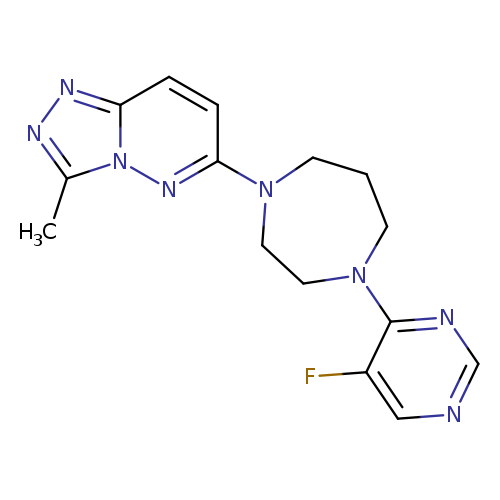1-(5-fluoropyrimidin-4-yl)-4-{3-methyl-[1,2,4]triazolo[4,3-b]pyridazin-6-yl}-1,4-diazepane