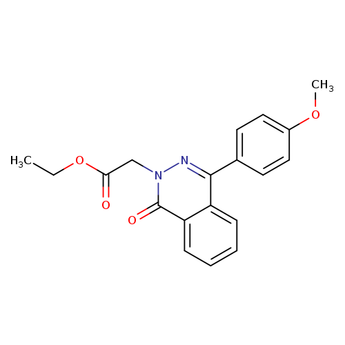 ethyl 2-[4-(4-methoxyphenyl)-1-oxo-1,2-dihydrophthalazin-2-yl]acetate