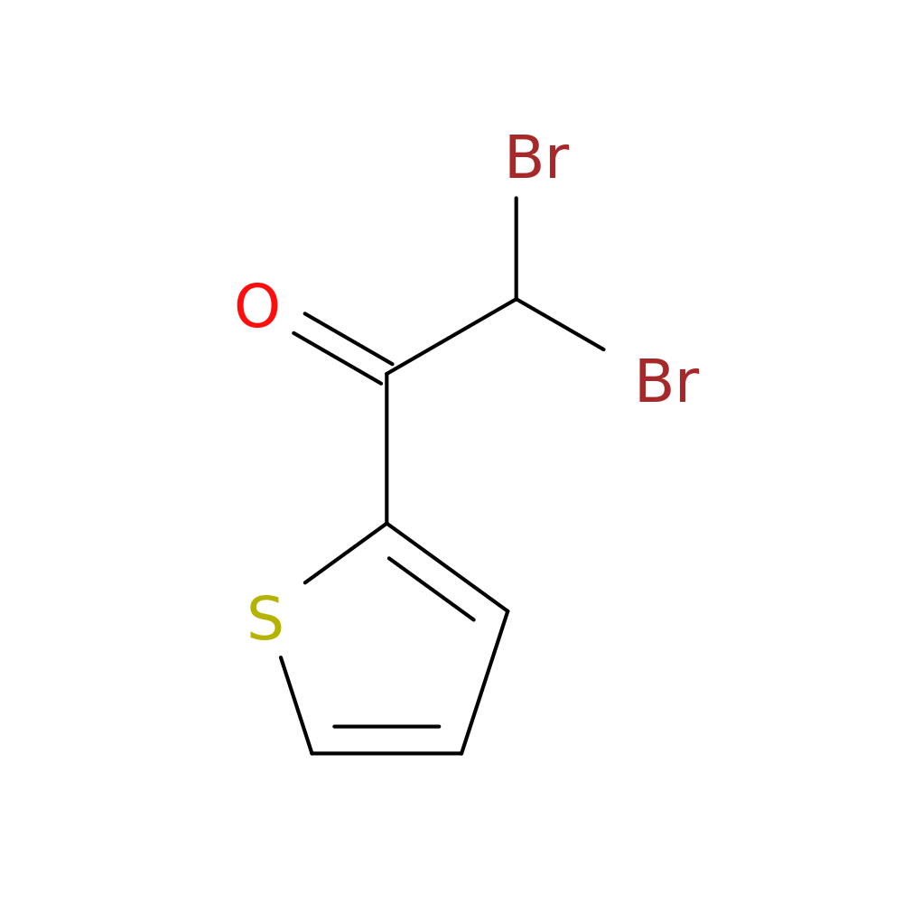 2,2-Dibromo-1-thiophen-2-yl-ethanone